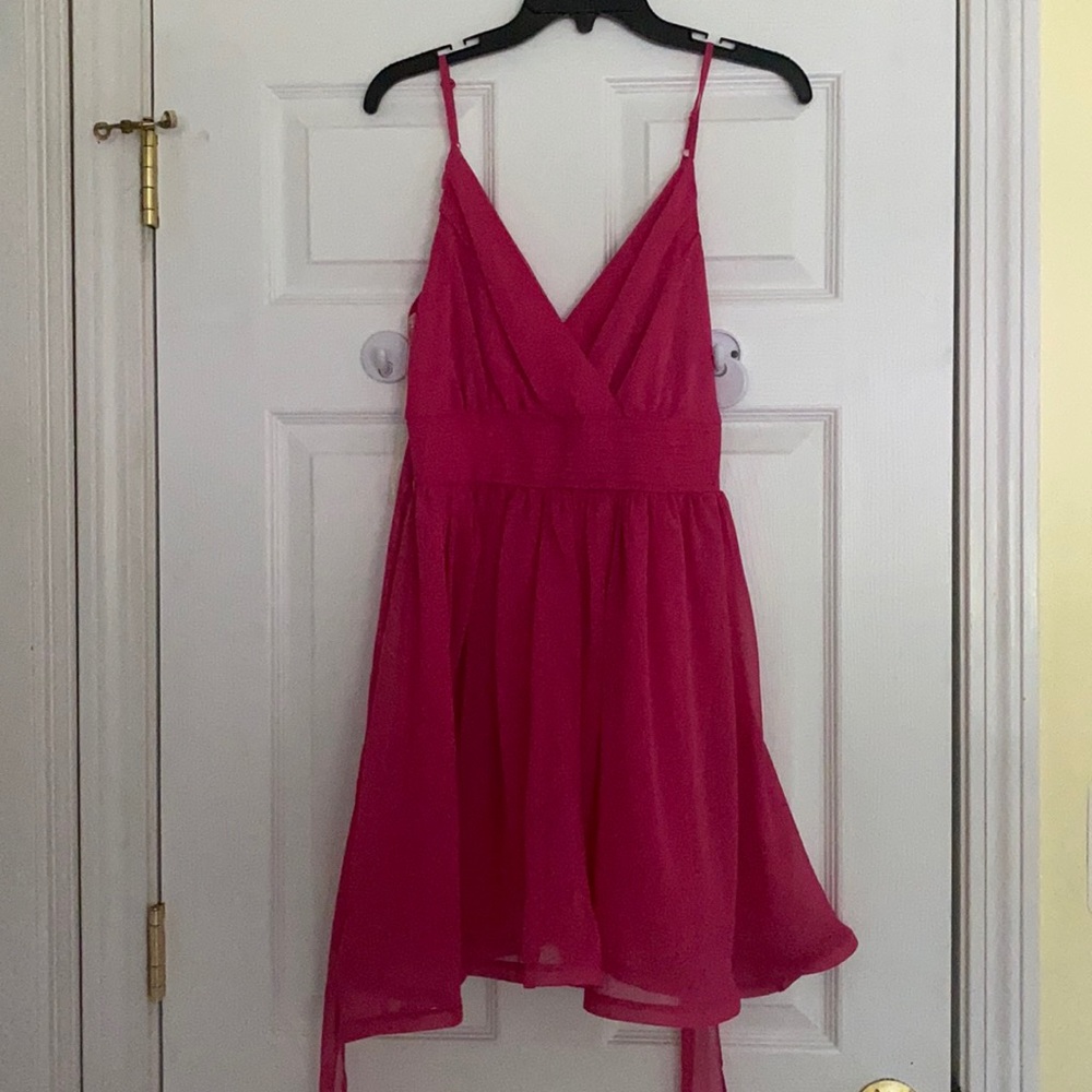 Pink party dress